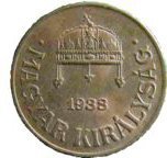 1 Fillér — Reverse