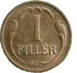1 Fillér — Obverse