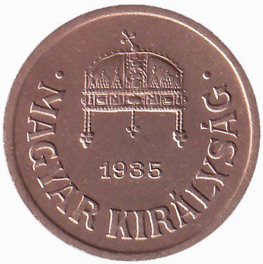 2 Fillér — Reverse