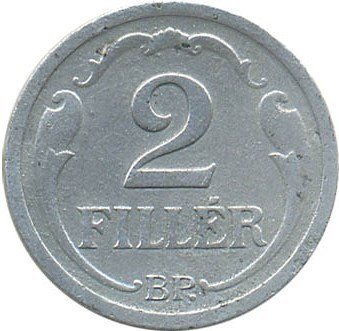 2 Fillér — Obverse