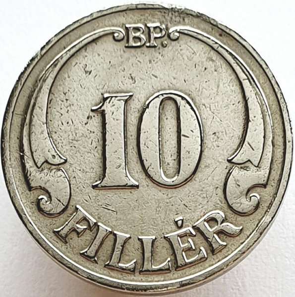 10 Fillér — Obverse