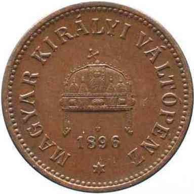 2 Fillér — Reverse
