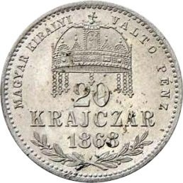 20 Krajczár — Obverse