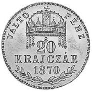 20 Krajczár — Obverse