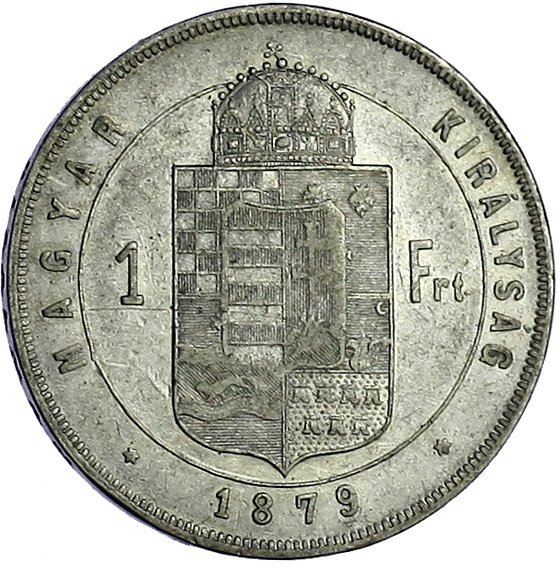 1 Florin (K•B• - small head & legends) — Obverse