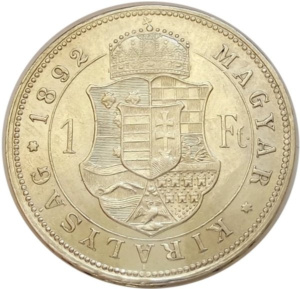 1 Florin (larger arms) — Obverse