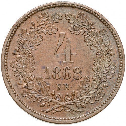 4 Krajczár — Obverse