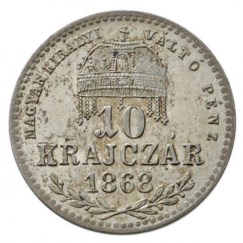 10 Krajczár (KB•) — Obverse