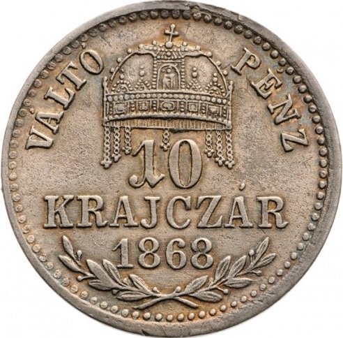 10 Krajczár (GY•F•) — Obverse