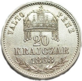 20 Krajczár — Obverse
