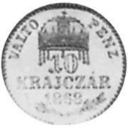 10 Krajczár (KB) — Obverse