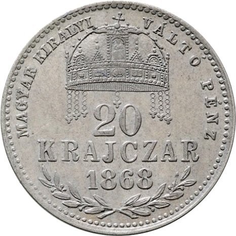 20 Krajczár — Obverse