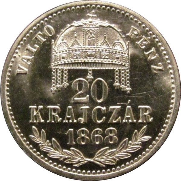 20 Krajczár — Obverse