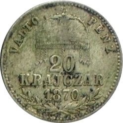 20 Krajczár (GY•F•) — Obverse