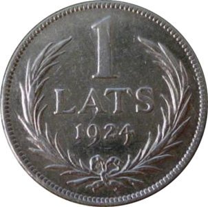 1 Lats — Obverse