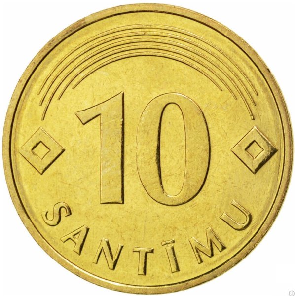 10 Santimu — Obverse
