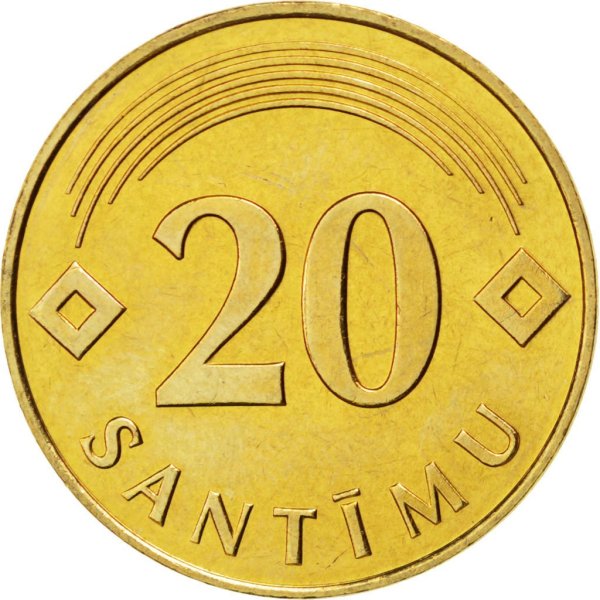 20 Santimu — Obverse