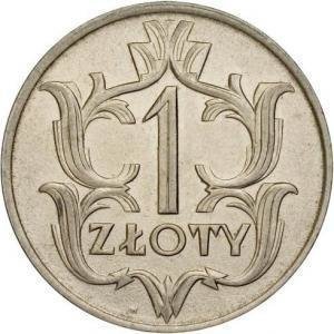 1 Złoty — Obverse