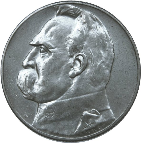 5 Złotych (Chief of State Jozef Pilsudski) — Reverse