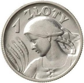 1 Złoty — Obverse