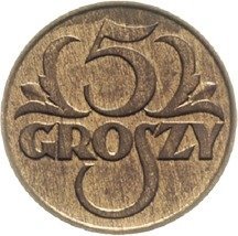 5 Groszy — Obverse
