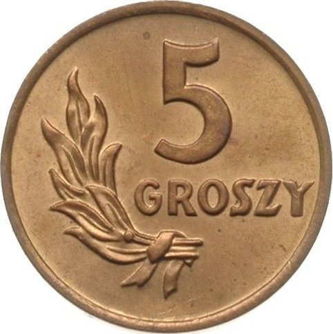 5 Groszy — Obverse