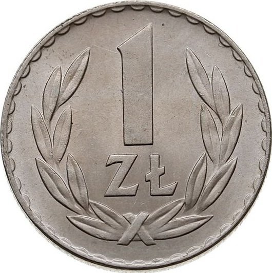1 Złoty — Obverse