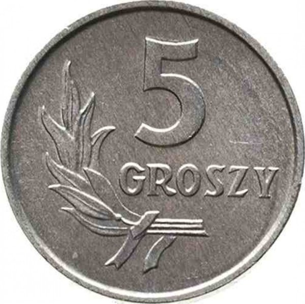 5 Groszy — Obverse