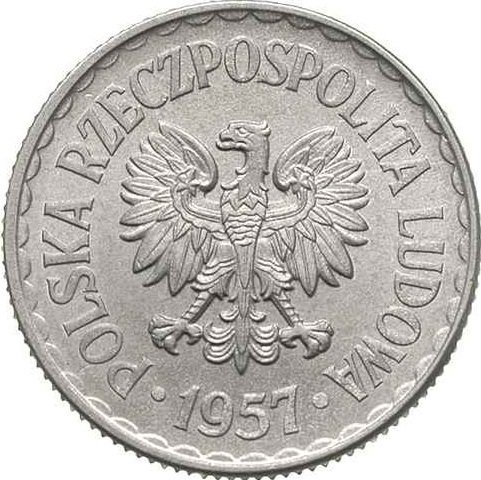 1 Złoty (large legend) — Reverse