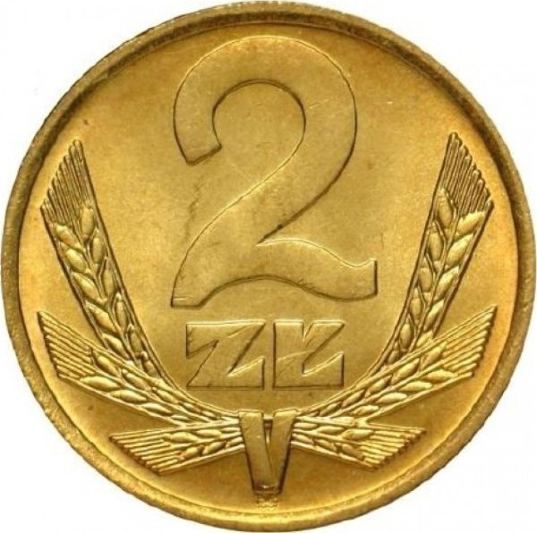 2 Złote (small legend) — Obverse