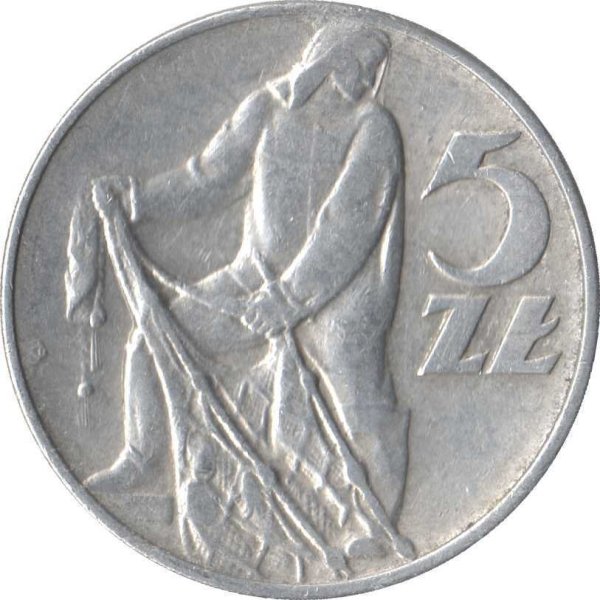 5 Złotych — Obverse