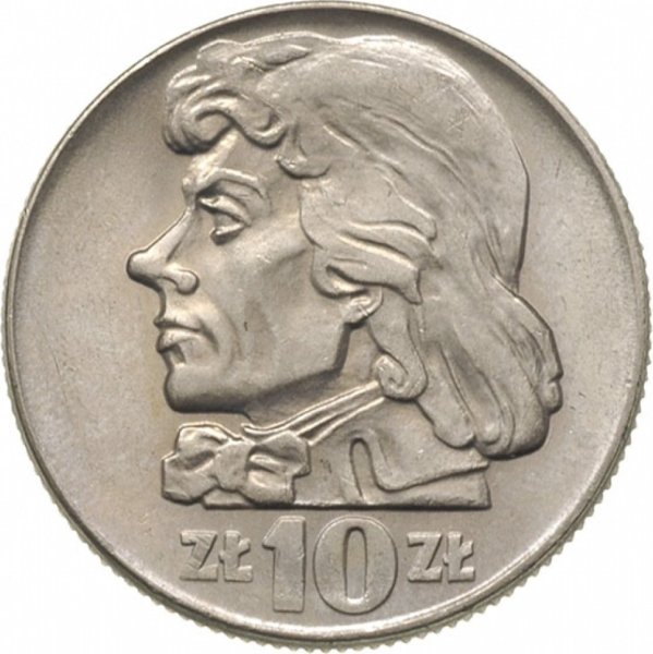 10 Złotych (Revolutionary hero Tadeusz Kosciuszko) — Obverse