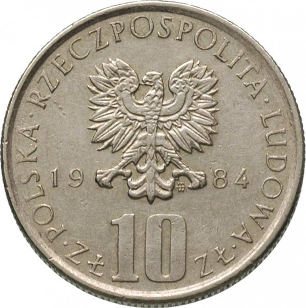 10 Złotych (Novelist Boleslaw Prus) — Obverse
