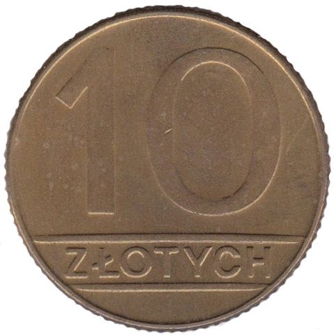 10 Złotych — Obverse