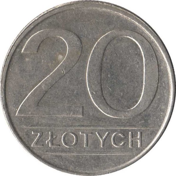20 Złotych — Obverse