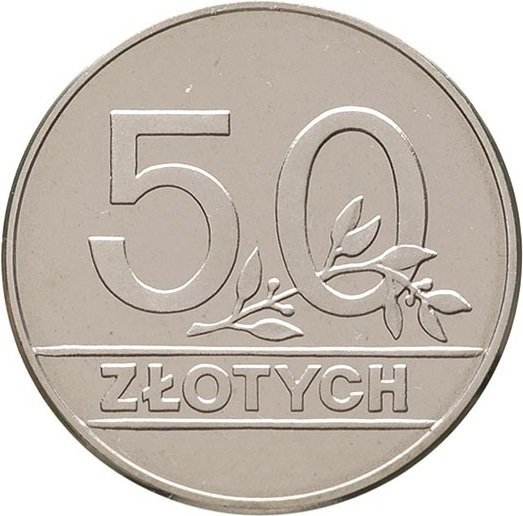 50 Złotych — Obverse