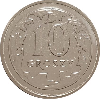 10 Groszy (Magnetic) — Obverse