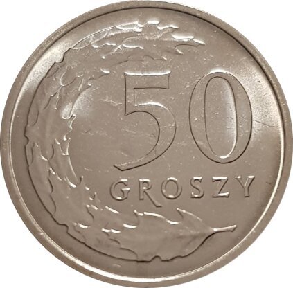 50 Groszy (Magnetic) — Obverse