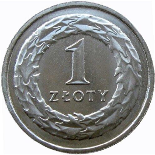 1 Złoty (Magnetic) — Obverse